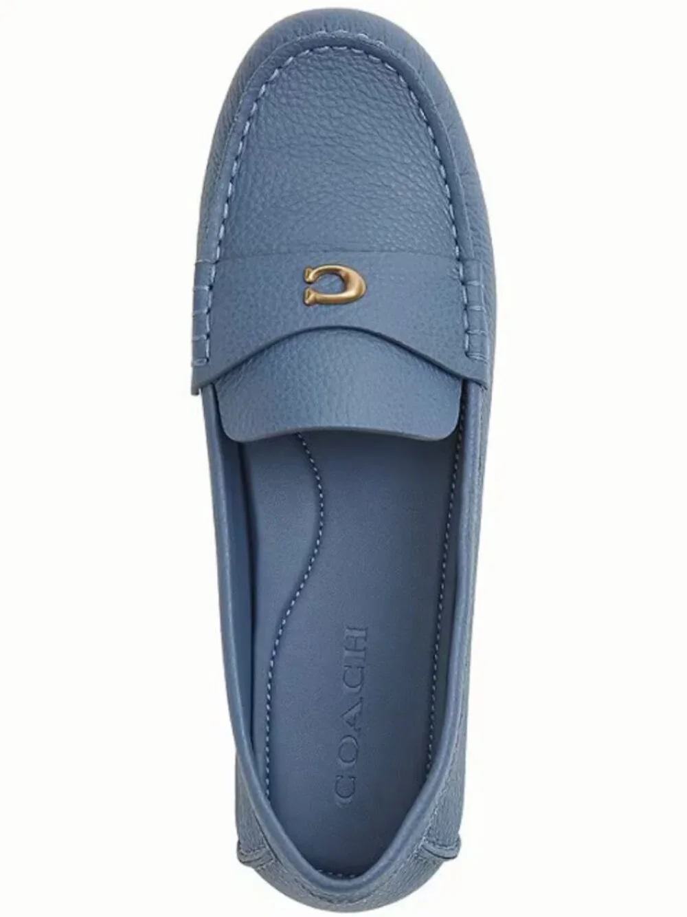 COACH Sculpted C Driver in Light Denim - NWT - Picture 7 of 10